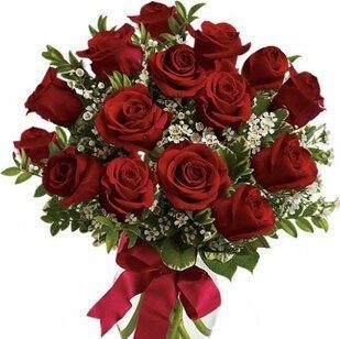 15 red roses with greenery | Flower Delivery Essentuki